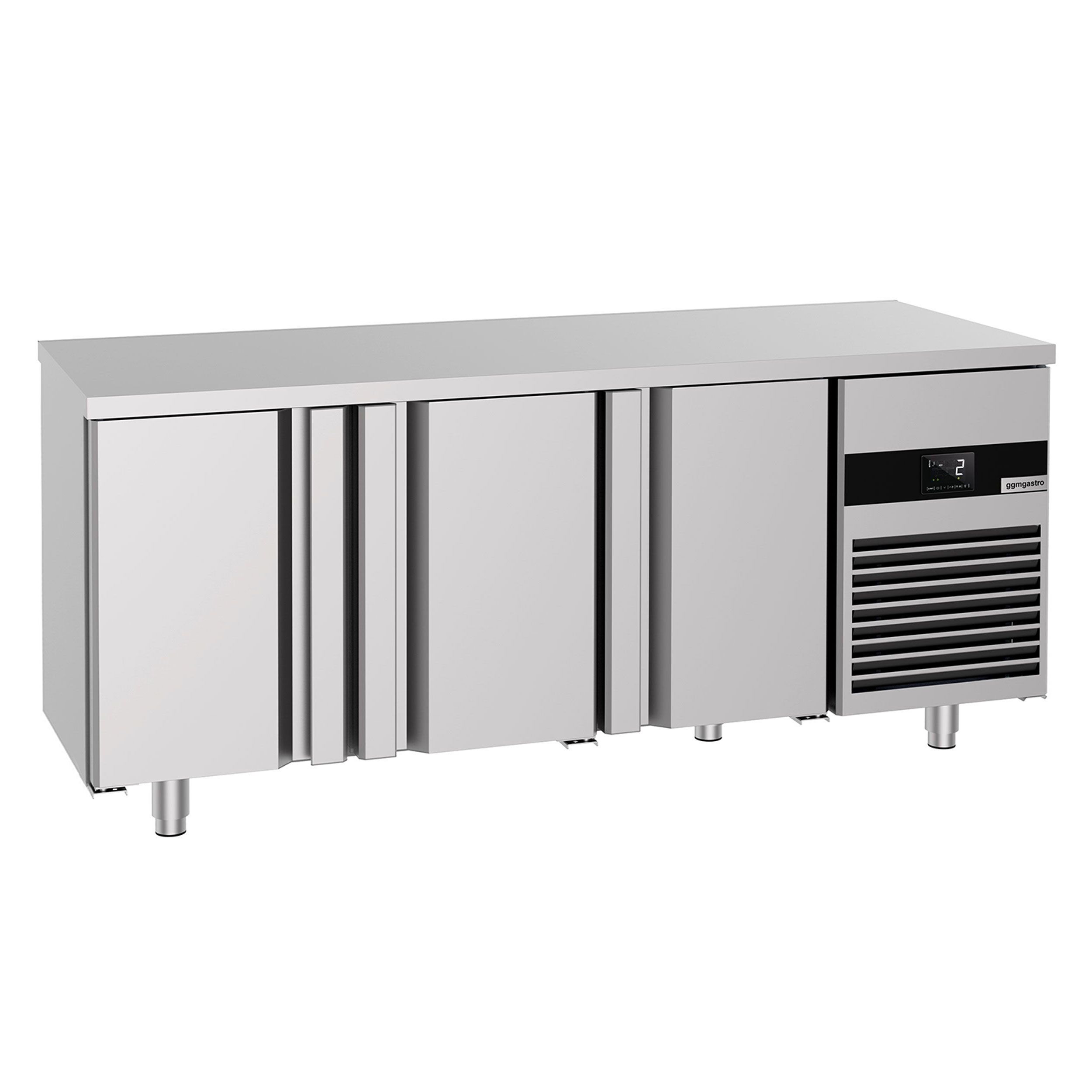 Bakery Counter Fridge PREMIUM - 2100x800mm - with 3 doors - capacity 456 litres