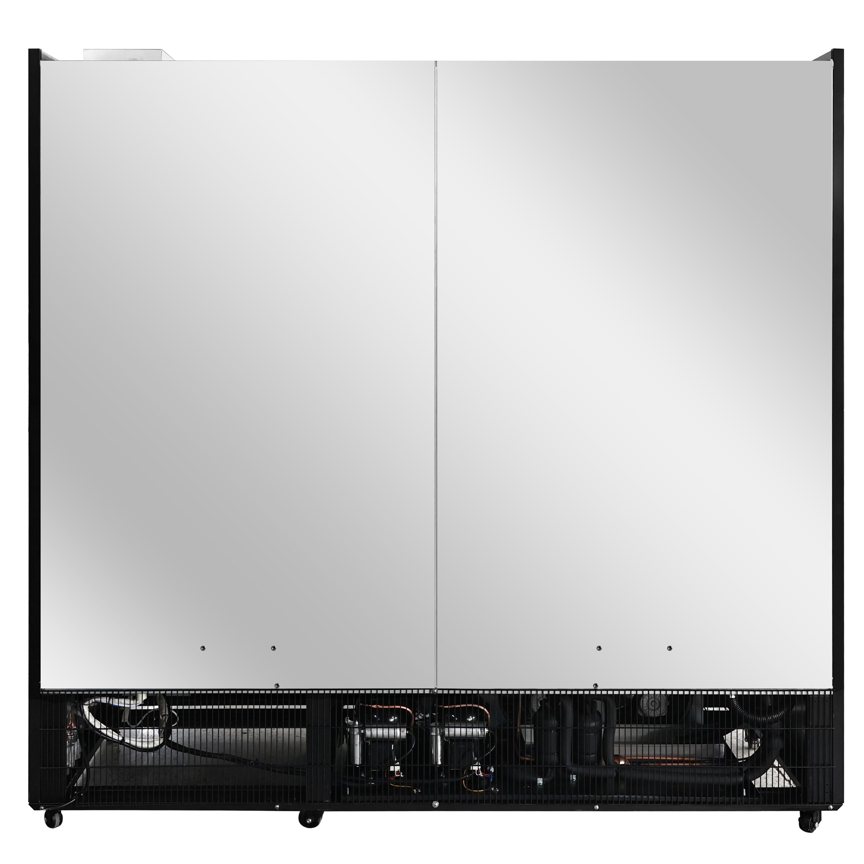 Wall-mounted deep-freeze cabinet – 2081mm – with 8 shelves – with triple glazing