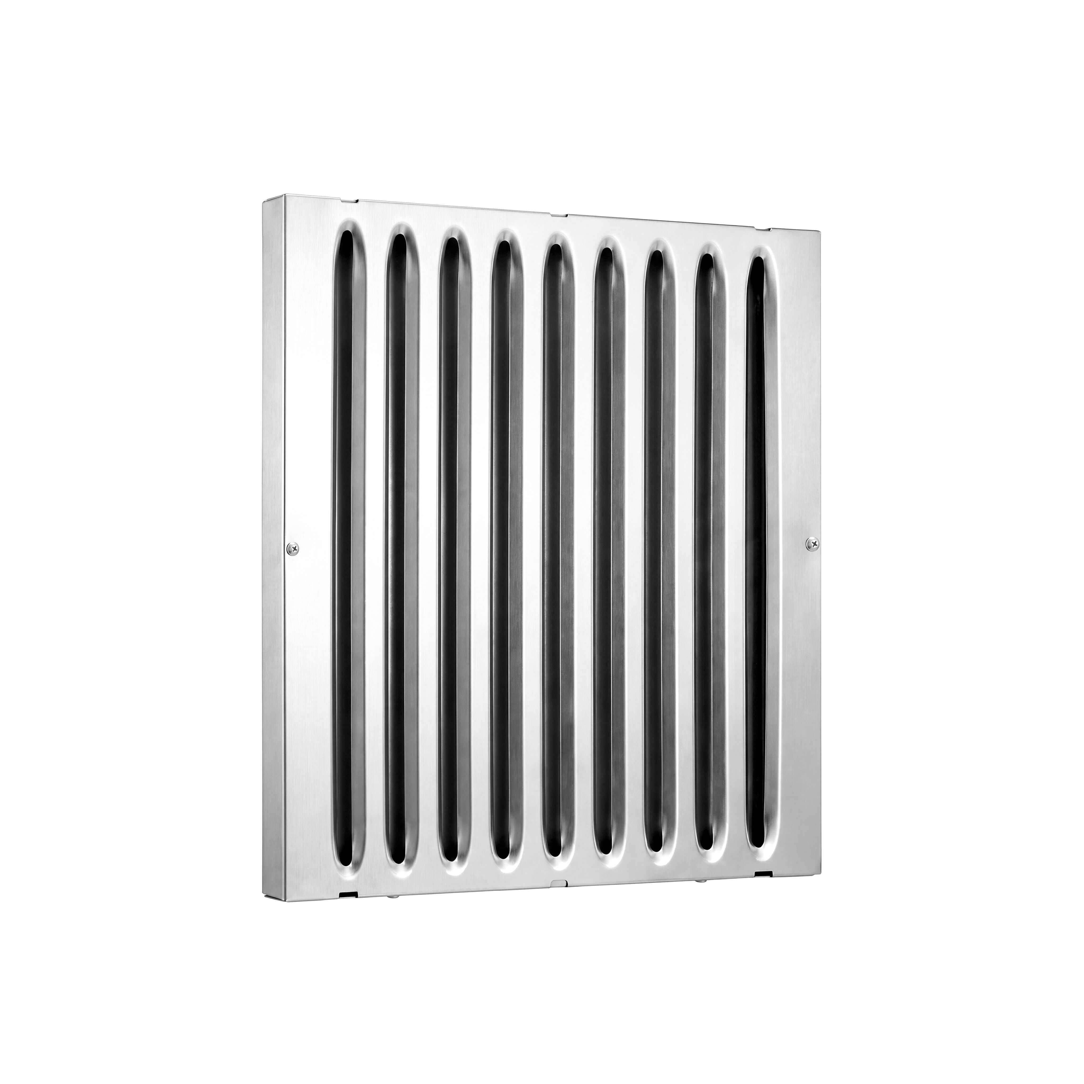 Stainless Steel Baffle Filter - 400x400mm - Type B