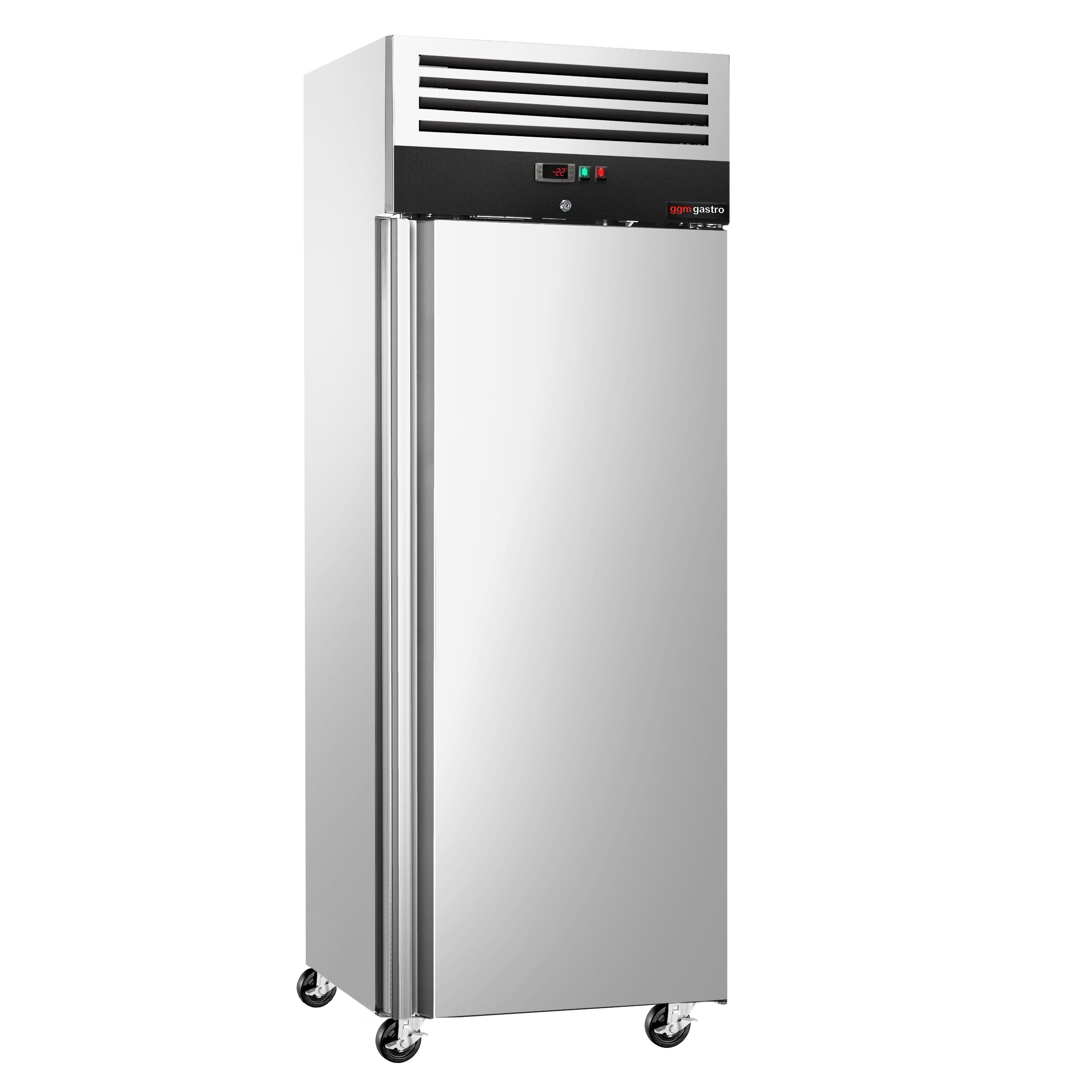 Bakery Freezer Stainless steel ECO - EN 600x800mm - 600L - Single Door, Tray Slides & Wire Shelves