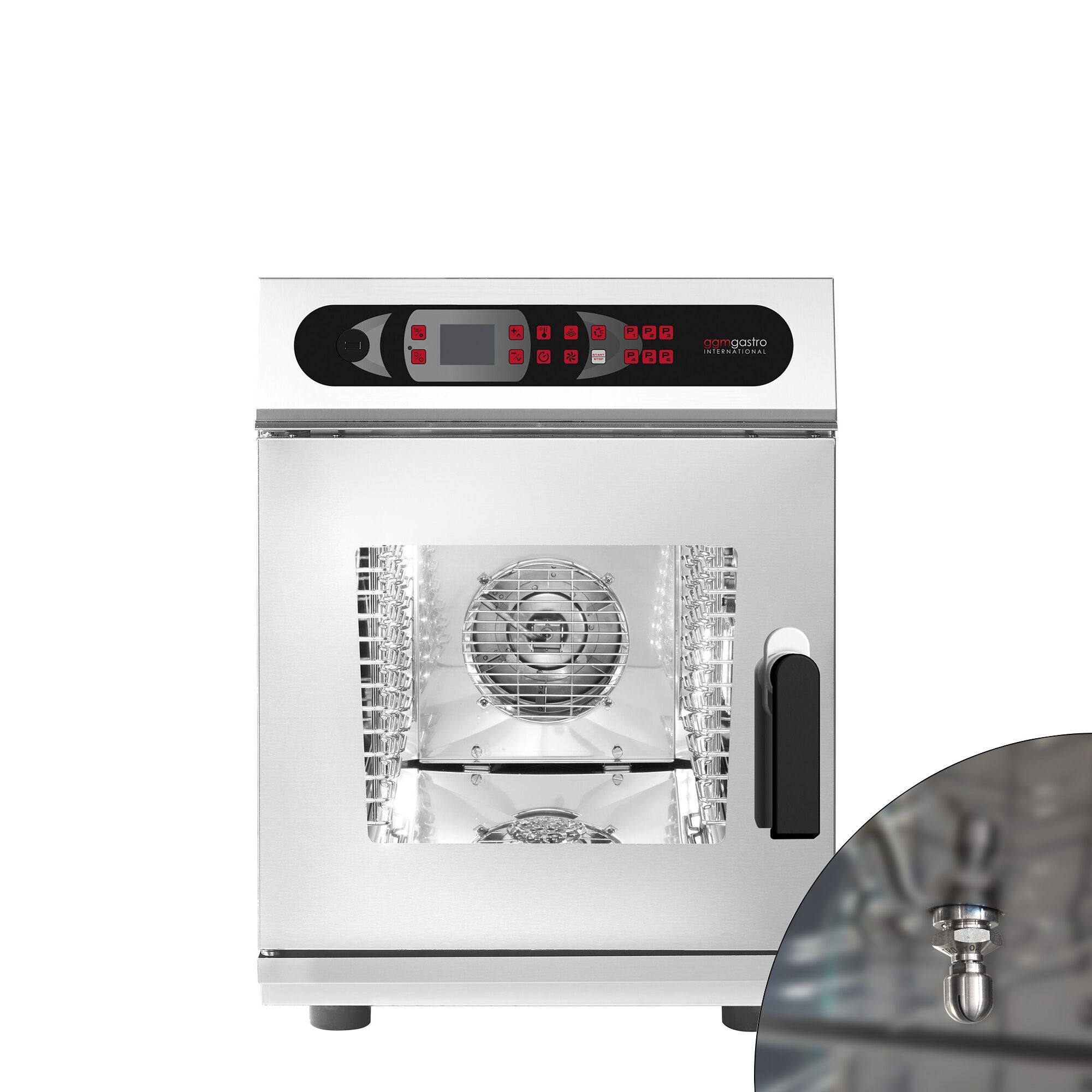 Commercial Electric Combi Oven- Digital Controls - 6x GN 2/3 - Slimline - incl. Automatic washing system & Core temperature probe