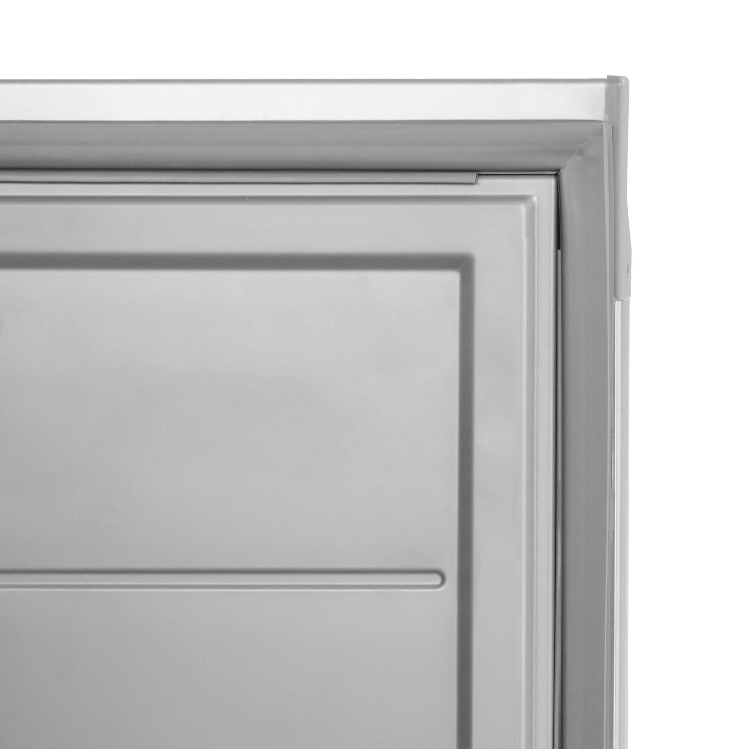 Upright Freezer Stainless steel ECO - 1200L - with 2 doors - On castors - Inner door plastic