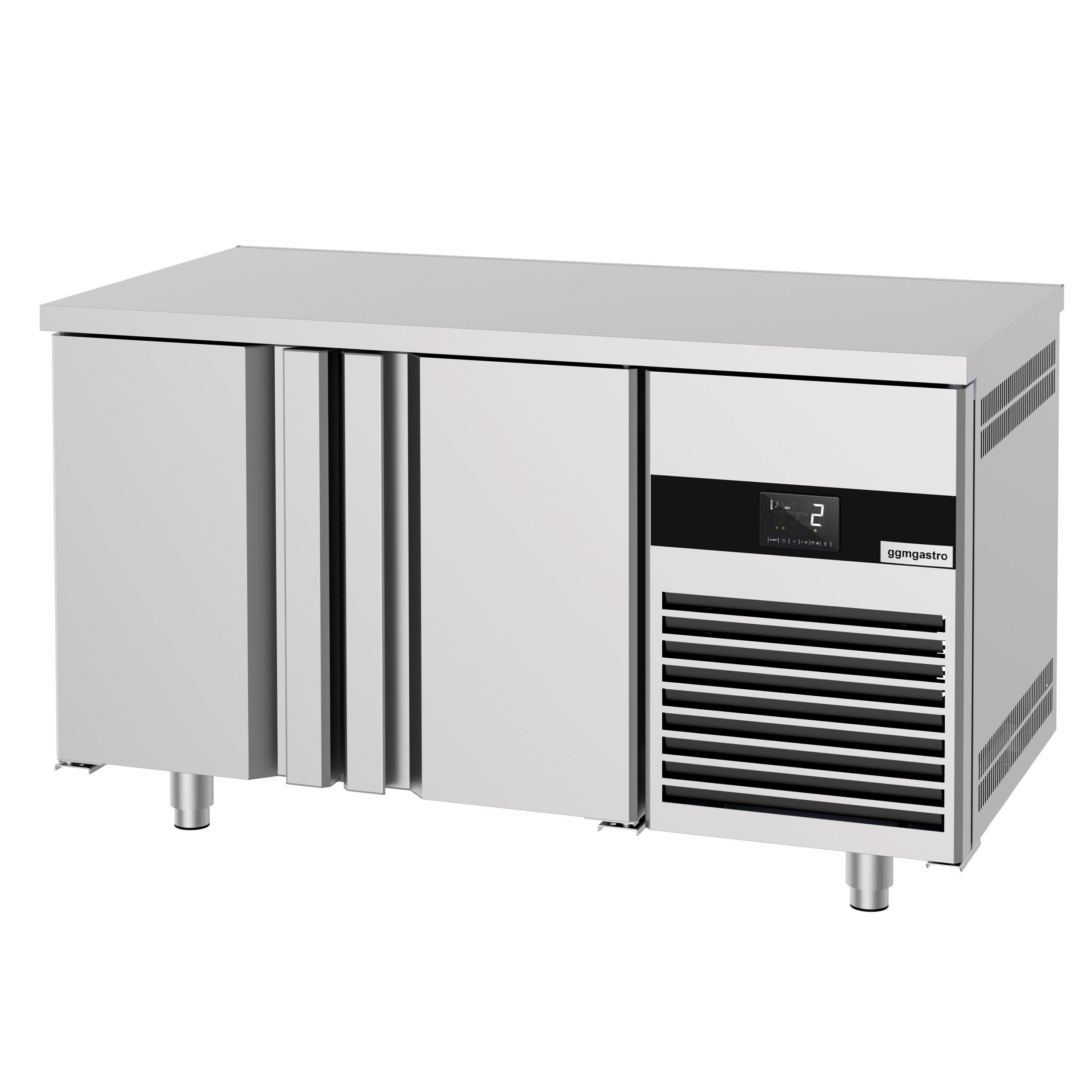 Bakery Counter Fridge PREMIUM - 1550x800mm - with 2 doors - capacity 390 litres