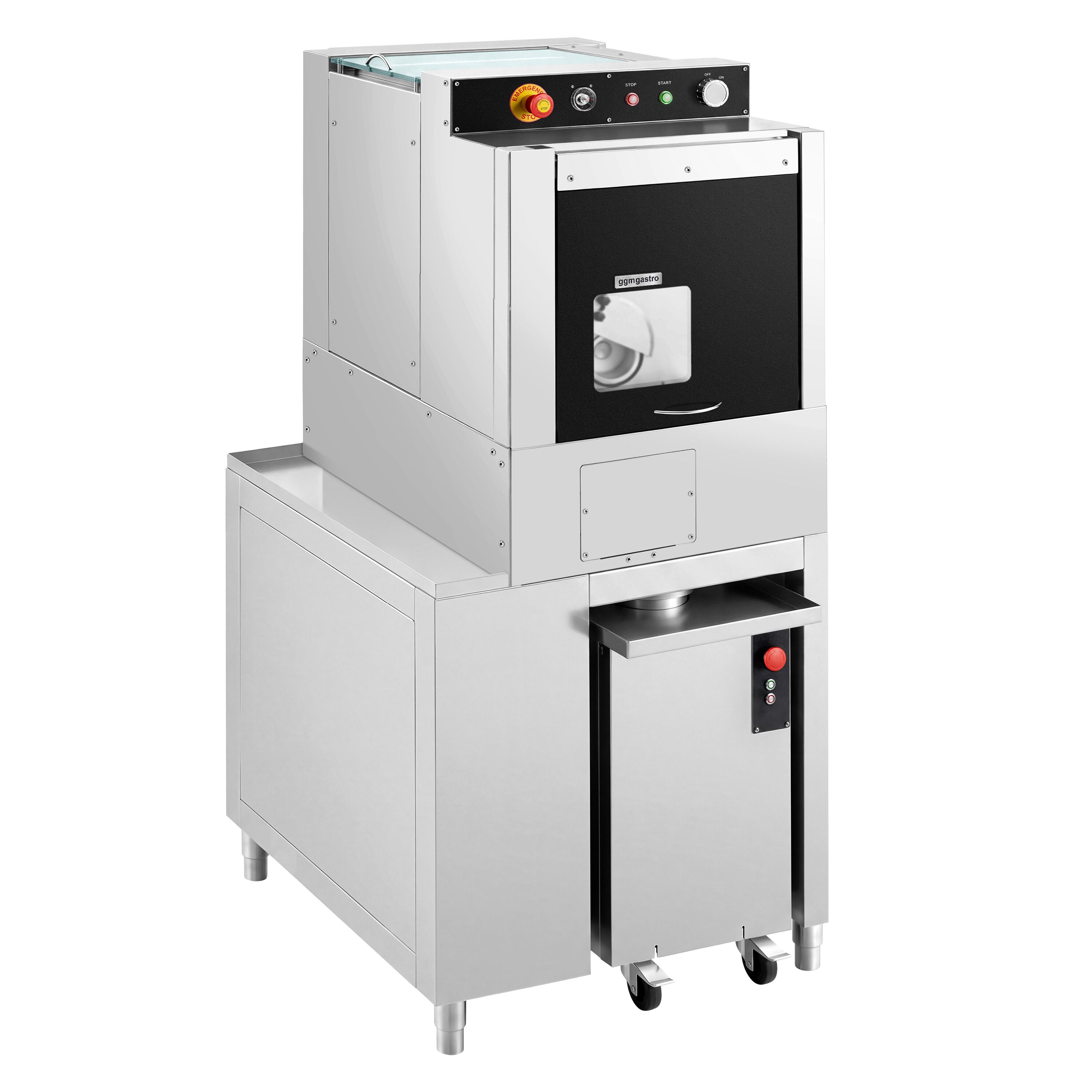 Teigportionier​er inkl. Teigabrunder & Untergestell - Gewichtsbereich: 50-220g