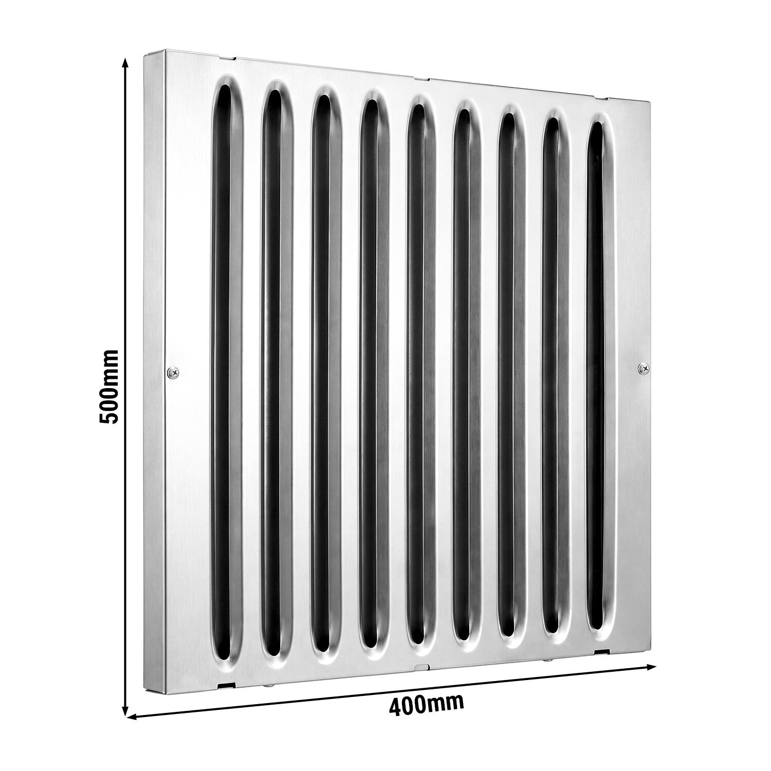 Stainless Steel Baffle Filter - 499x499mm - Type B