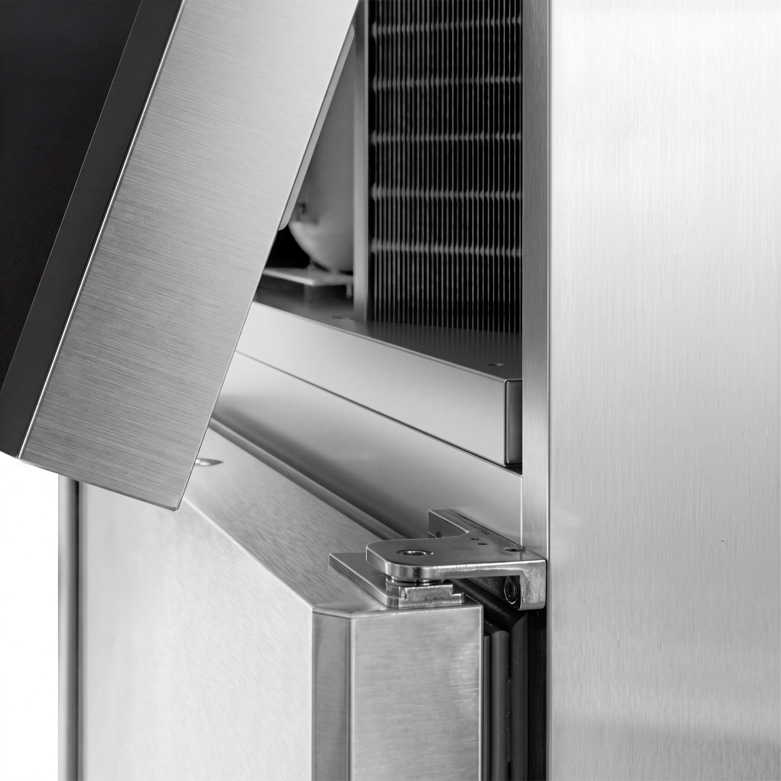 Bakery Fridge Stainless steel ECO - EN 600x800mm - 600L - with 1 door - Black - with 1 door