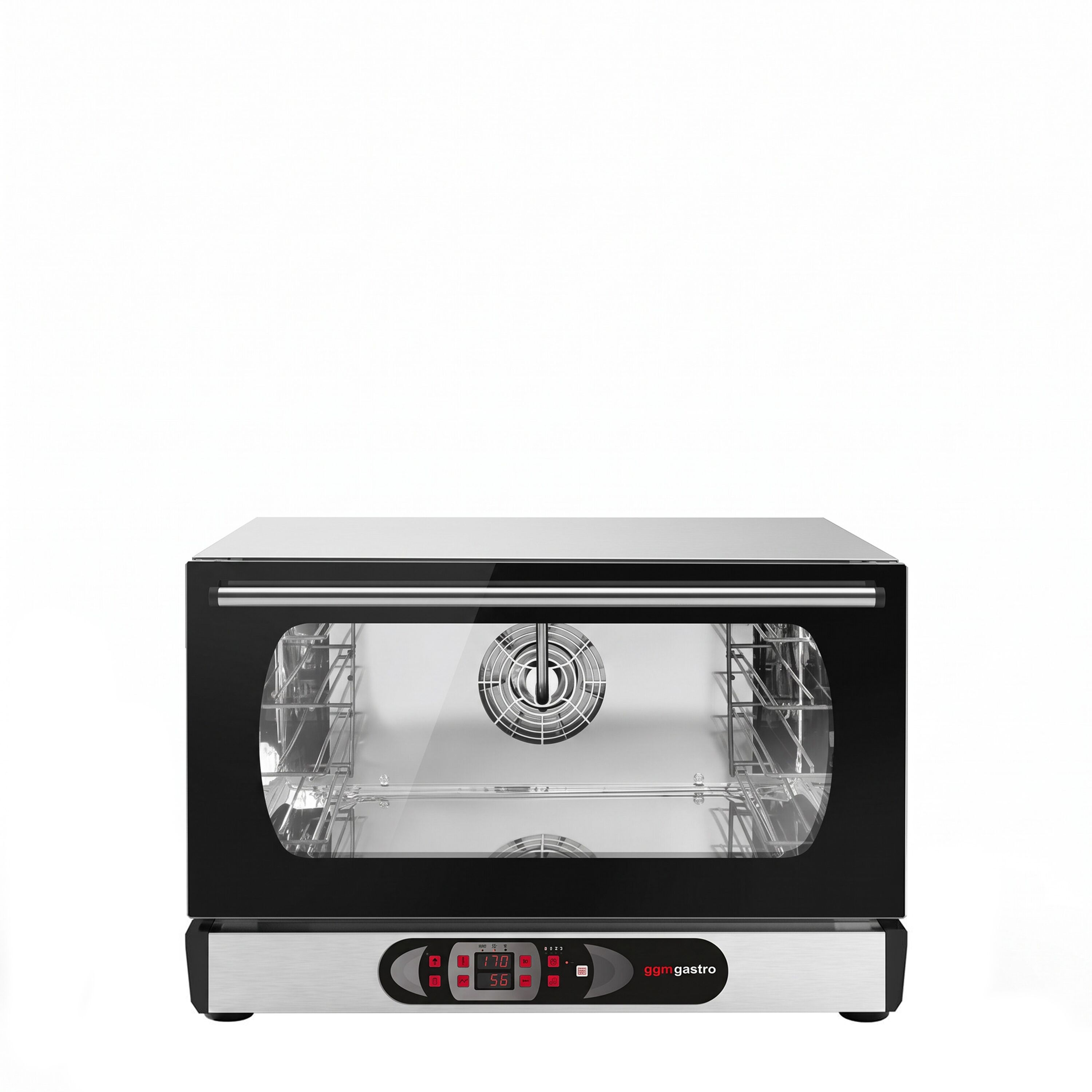 Electric Commercial Compact Convection Oven with Steam Injection - Digital Controls - 1 Baking Chambers - 3x GN 1/1 or 600x400mm (EN 60x40)