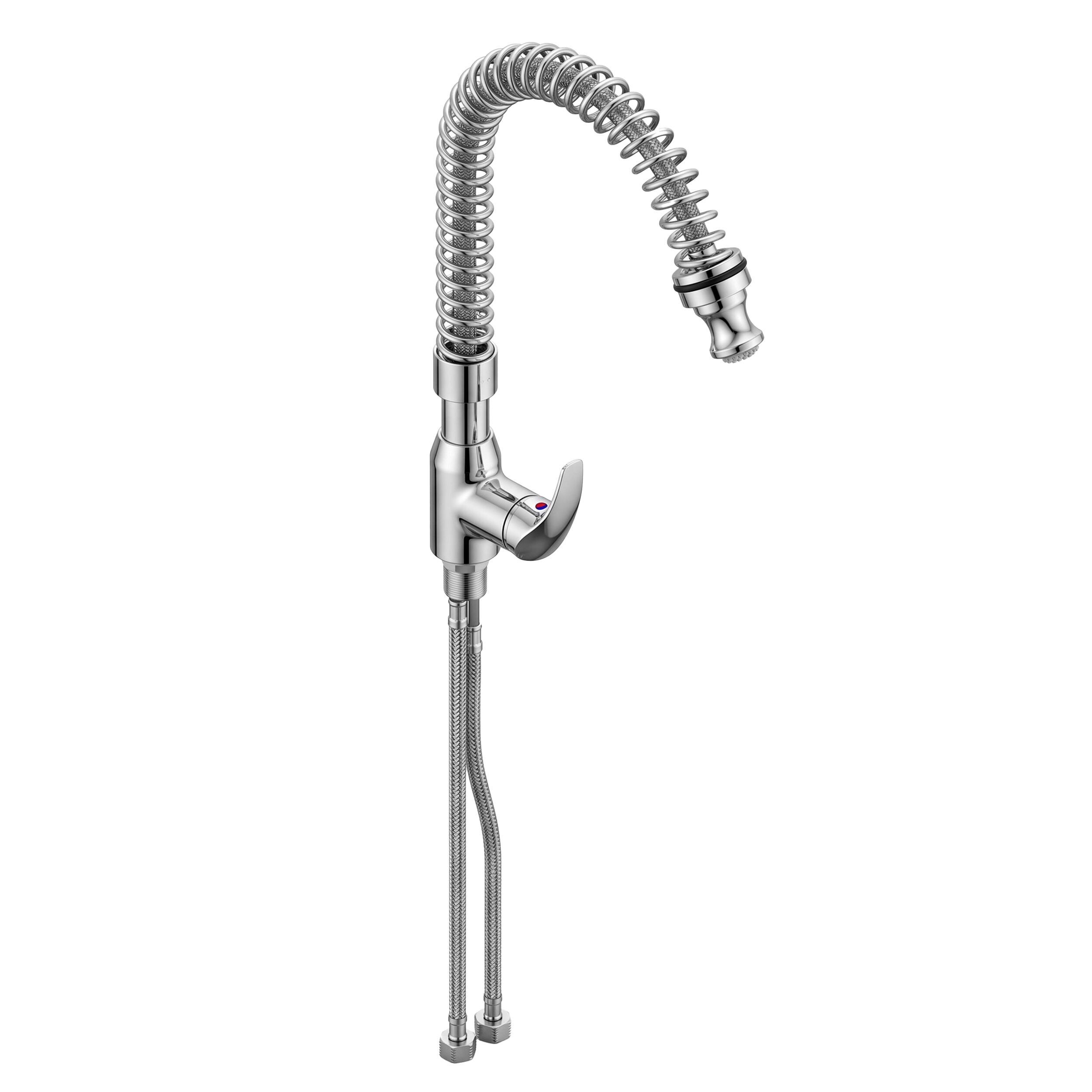 Monobloc mixer tap 6000 - with swivel spout & flexible hose - height 450mm