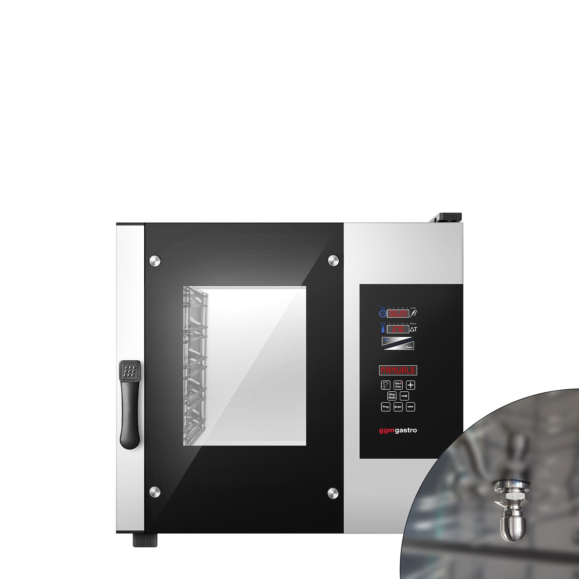 Pekařský elektrický kombinovaný konvektomat - Digitální - 4x EN460x330 - vč. mycího systému