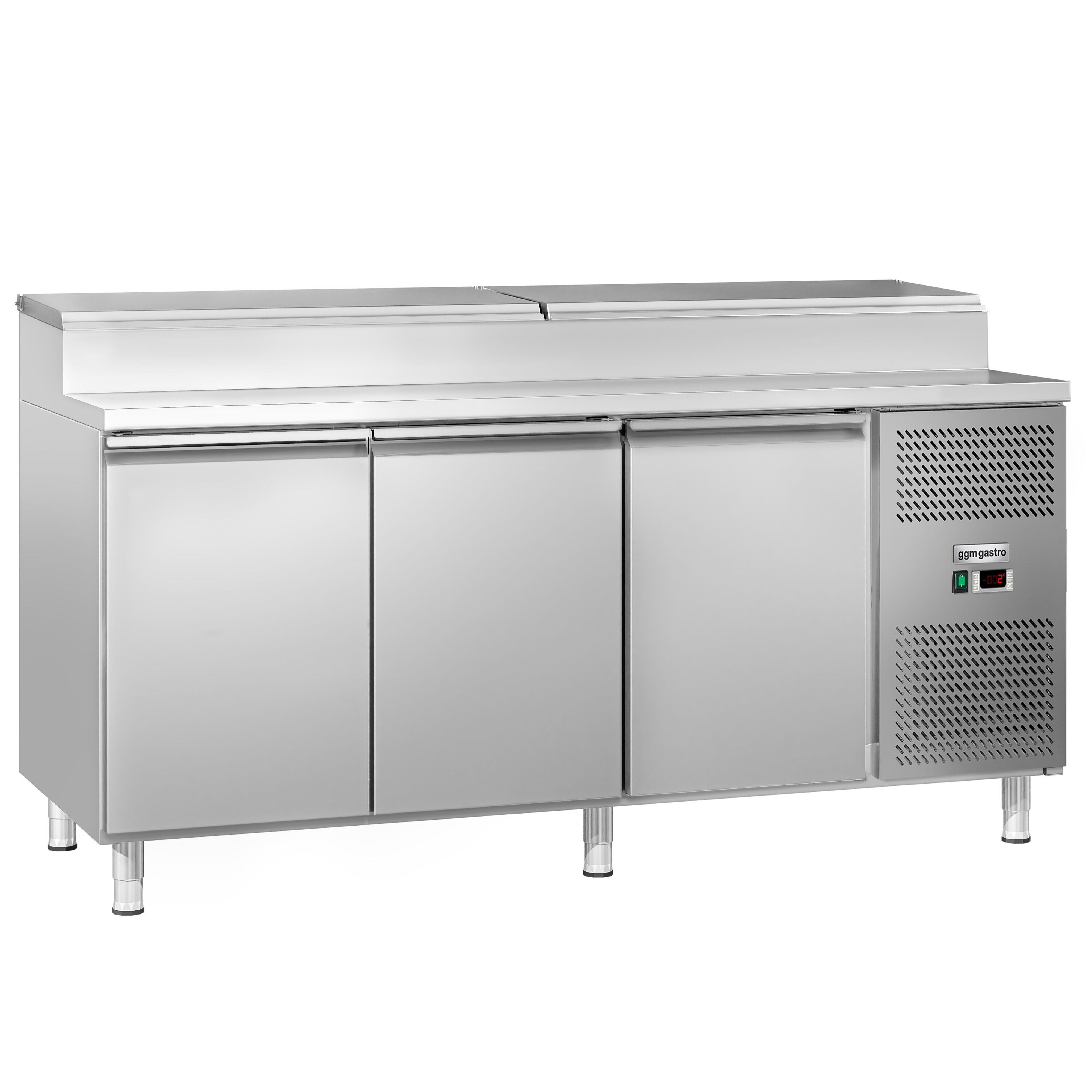 Commercial Prep Counter ECO - 2020x800mm - 3 Doors - for 10x GN 1/3