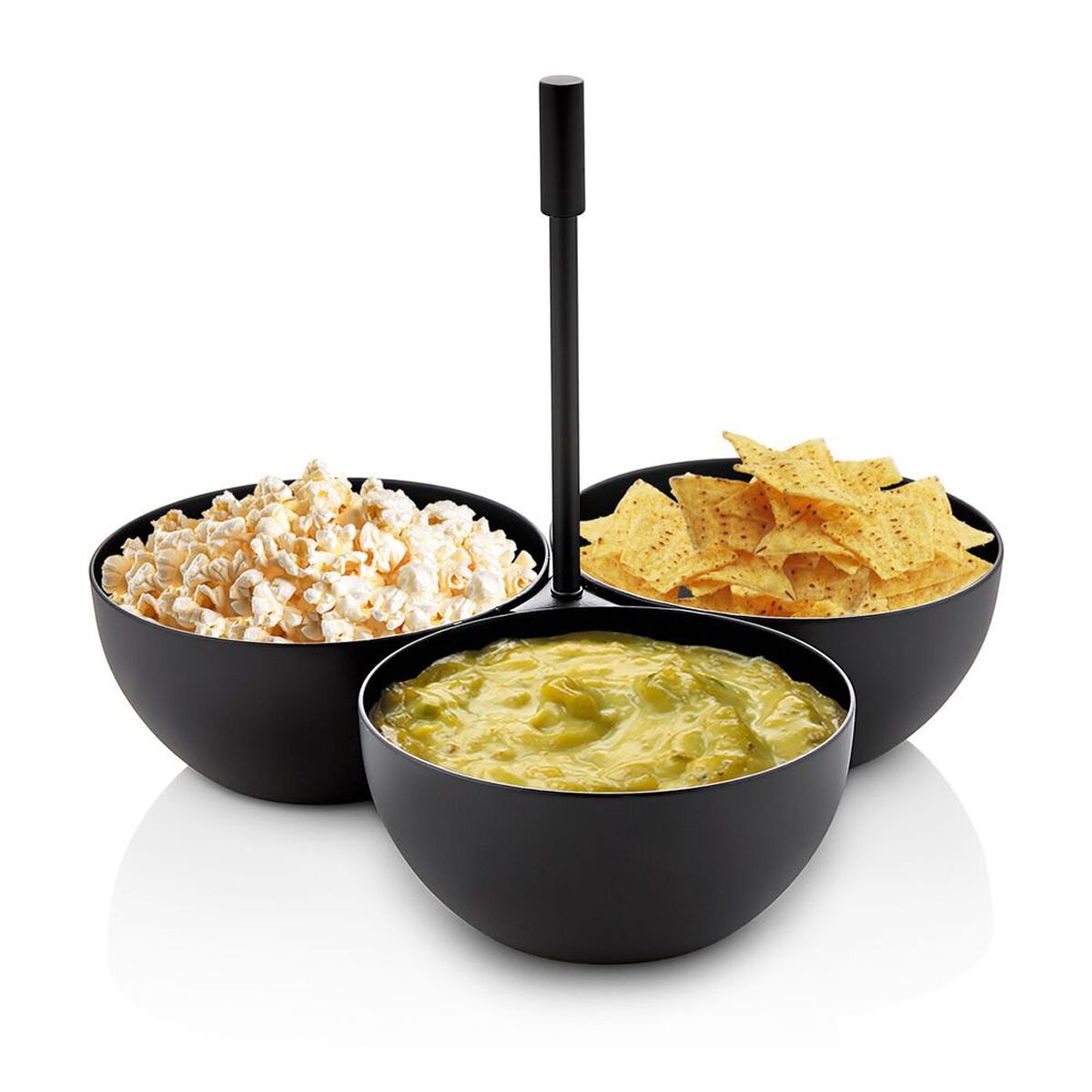 3 Stück) Snack Schalen 3er Set - Schwarz