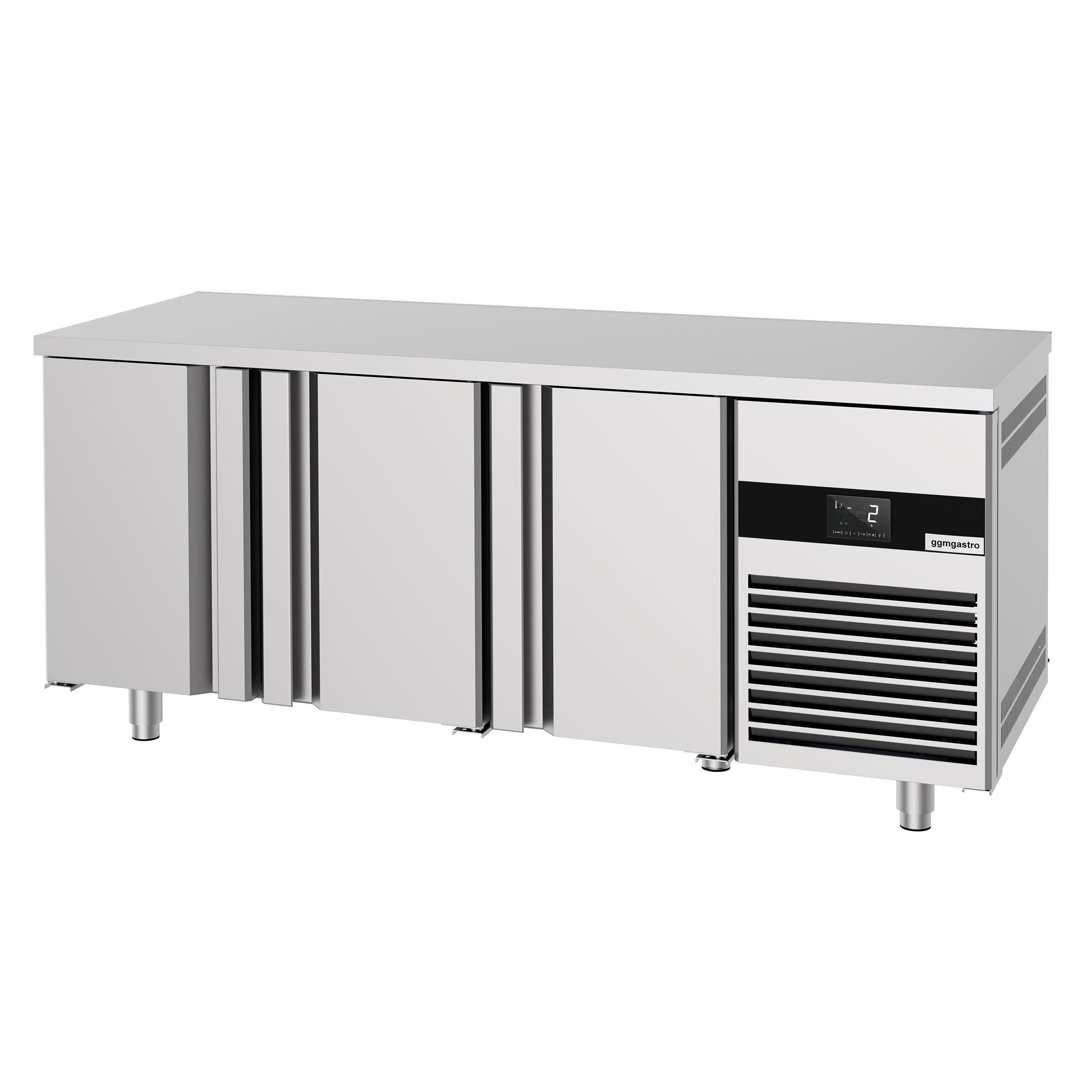 Bakery Counter Fridge PREMIUM - 2100x800mm - with 3 doors - capacity 456 litres