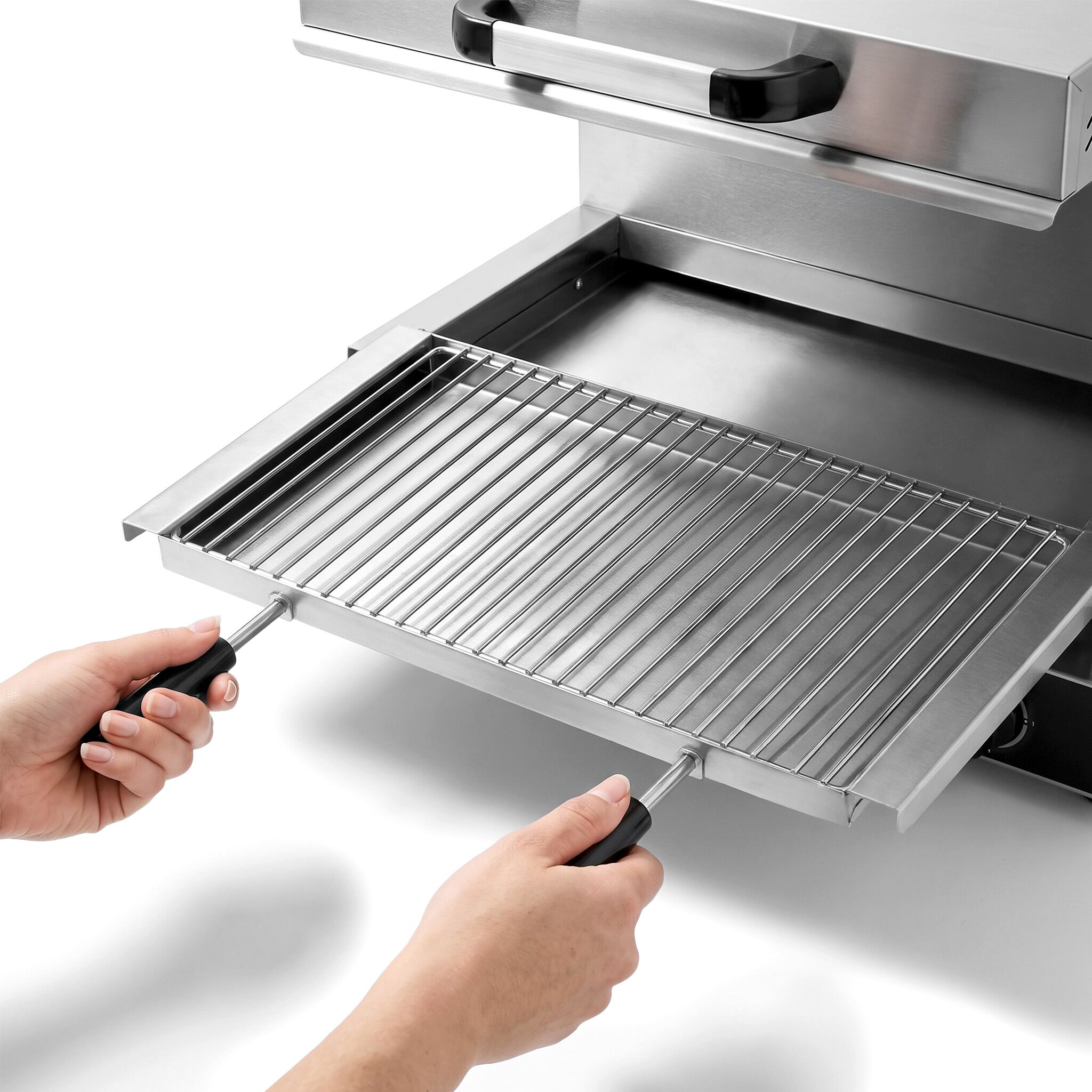 Commercial Electric Salamander Grill - Rise & Fall SPECIAL - 3kW - 230V - Height-Adjustable Heating Elements