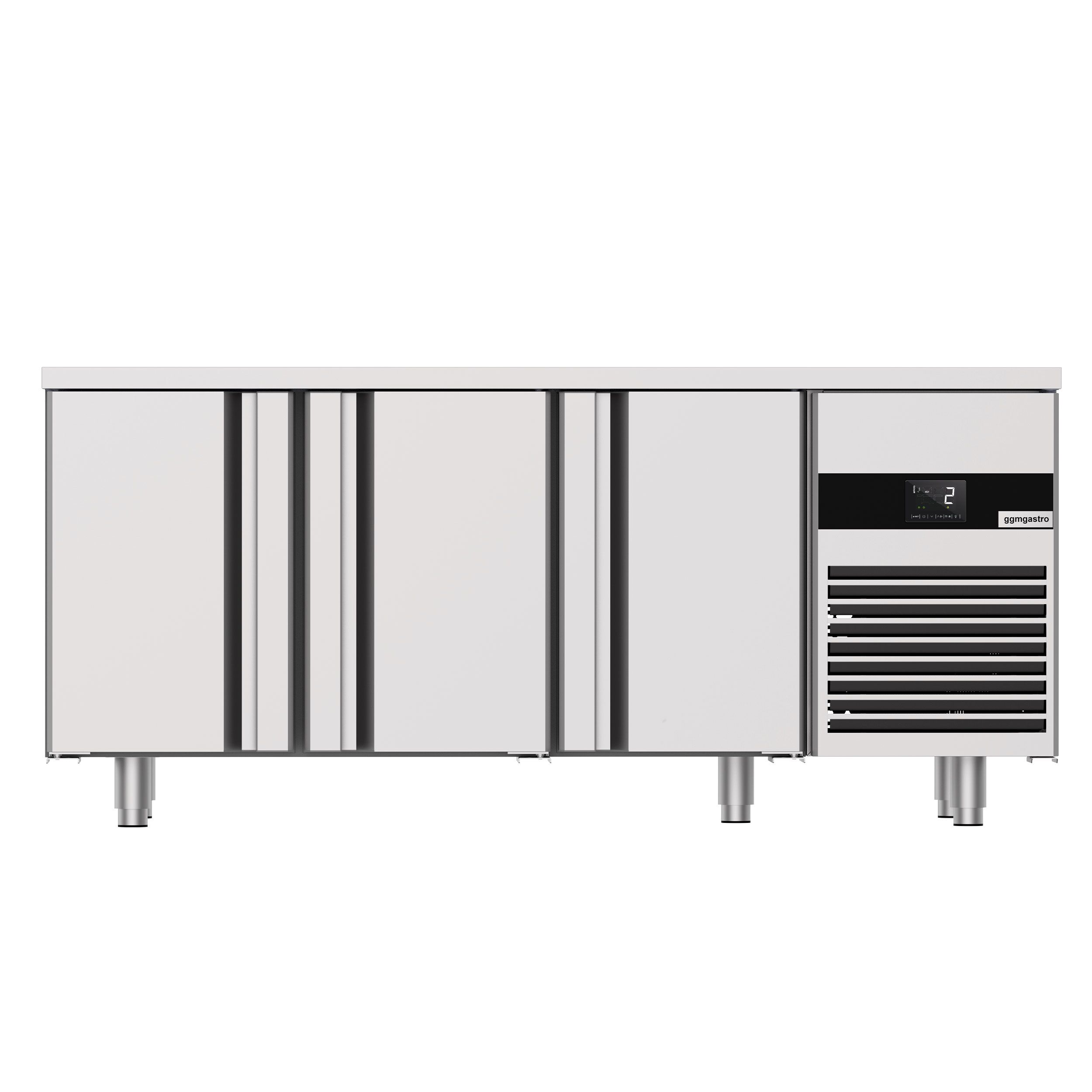 Bakery Counter Fridge PREMIUM - 2100x800mm - with 3 doors - capacity 456 litres
