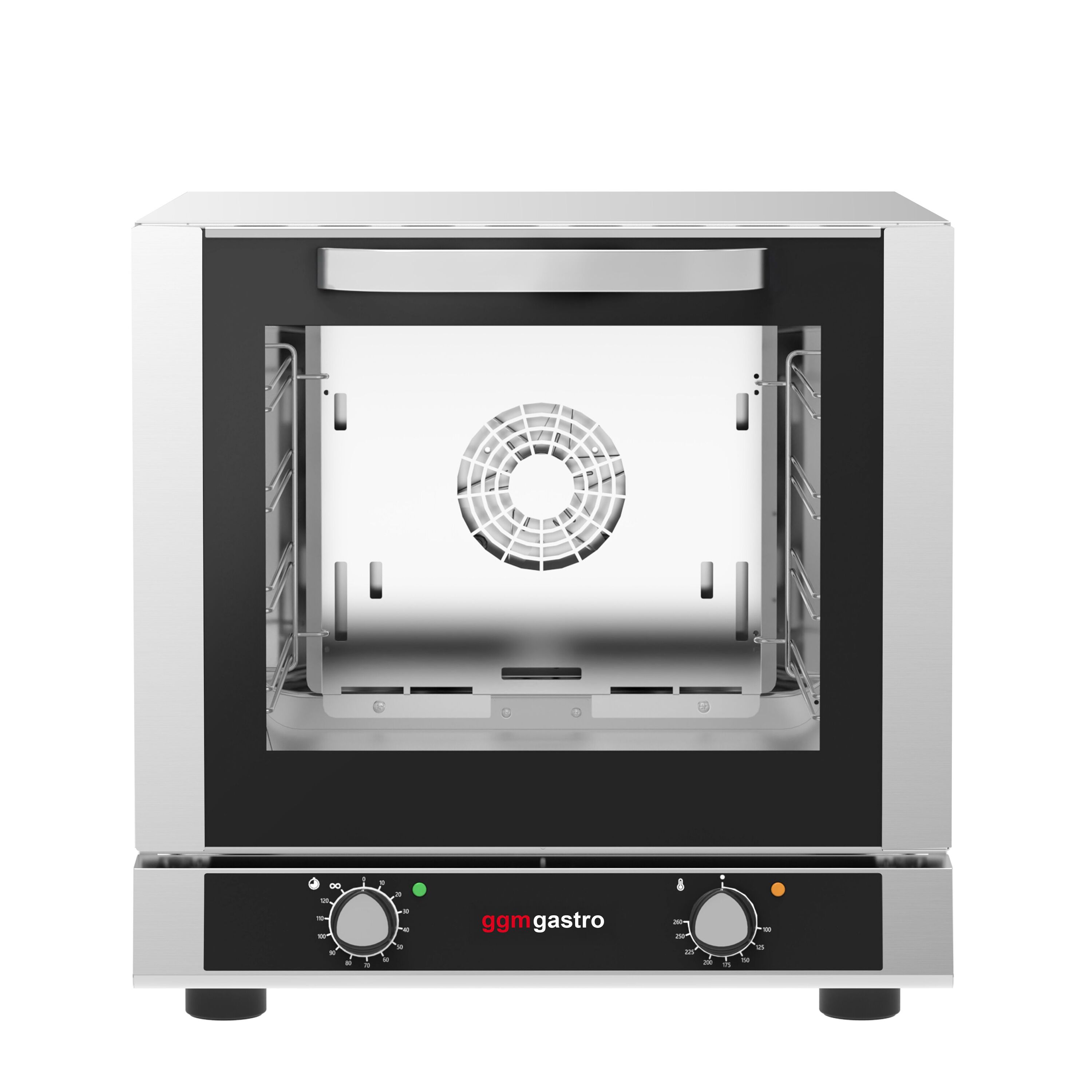 Electric Compact Convection Oven - Manual Controls - 1 Baking Chambers - 4x 429x345mm - incl. 4x Baking Trays