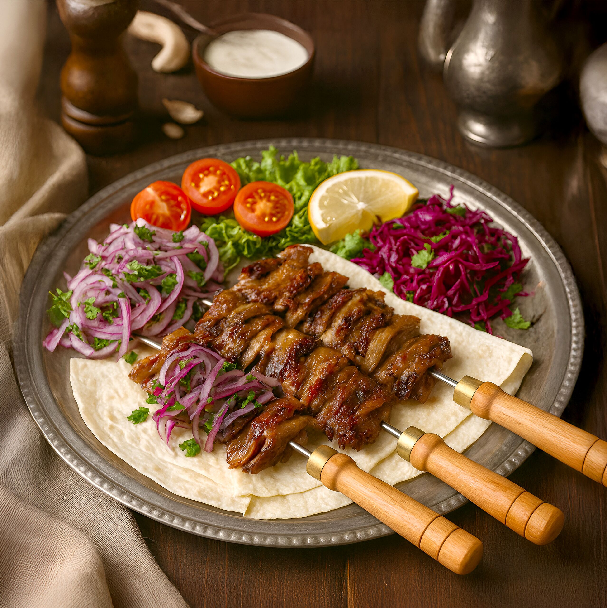 Horizontal Kebab Grill (Cağ Kebab) - up to 85kg - 9.8kW