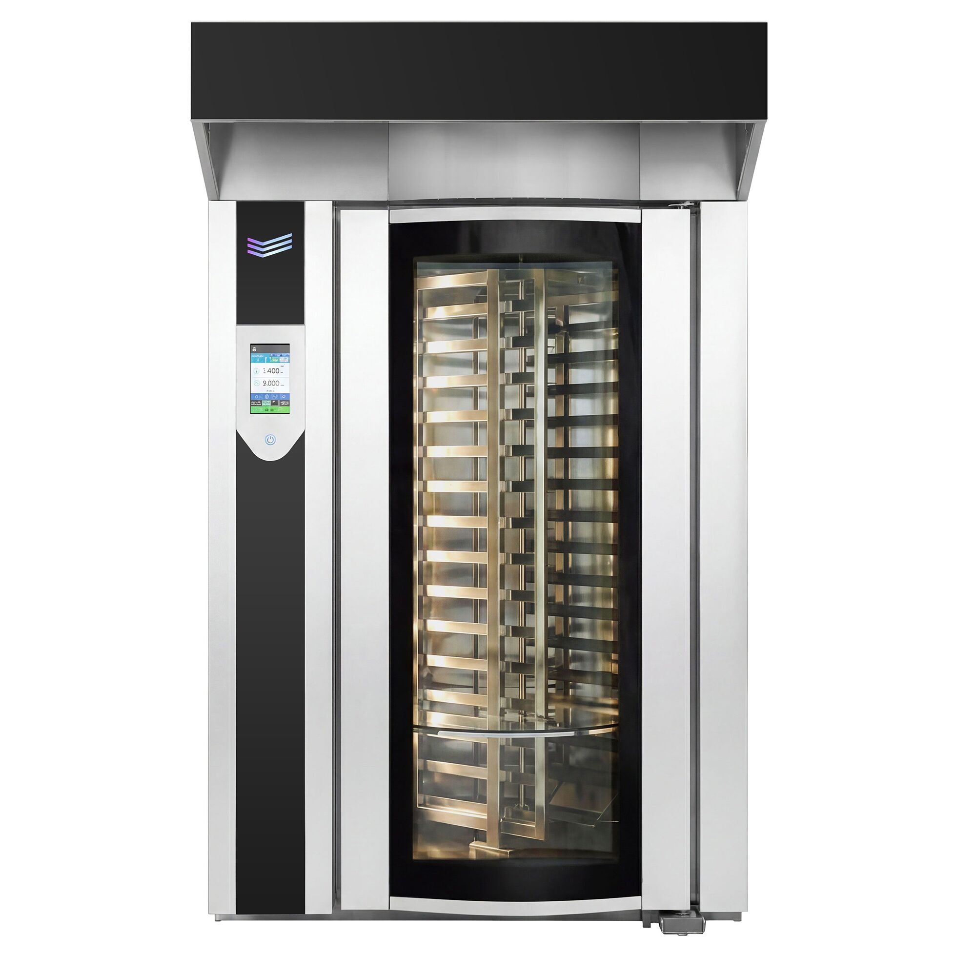 Rotary Electric Commercial Bakery Convection Oven with Steam Injection - Touchscreen Controls - 12-15x 600x400mm (EN 60x40)