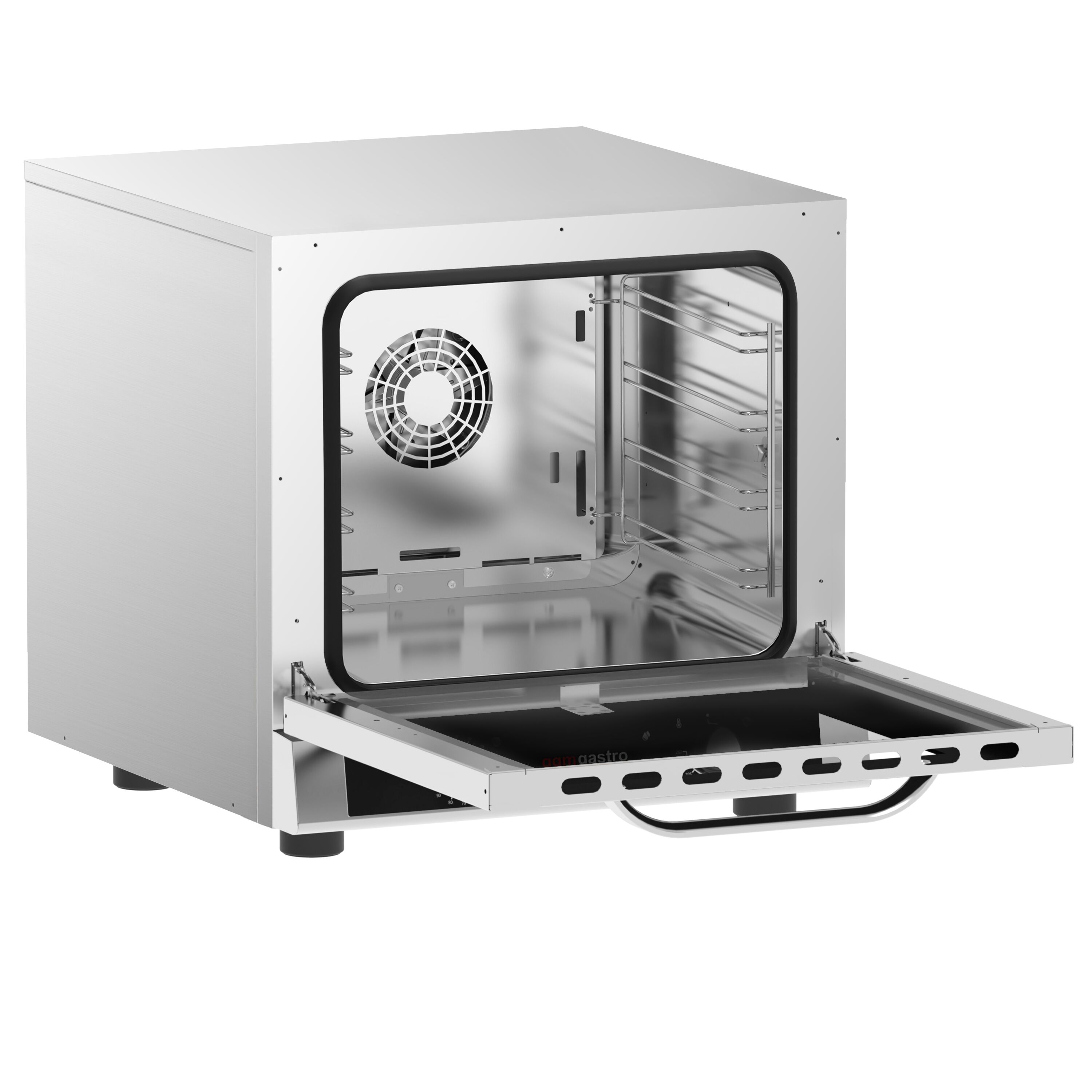 Electric Compact Convection Oven - Manual Controls - 1 Baking Chambers - 4x 429x345mm - incl. 4x Baking Trays