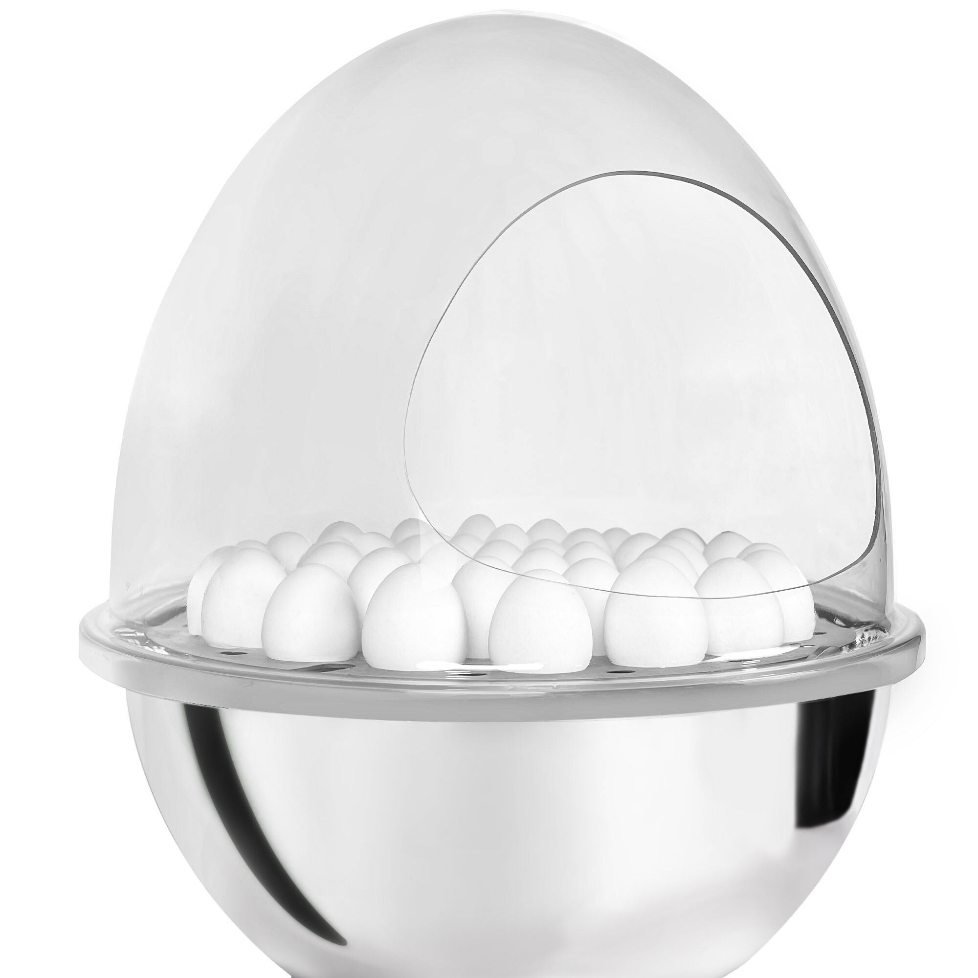 Eierwärmer - für 37 Eier - Chrom