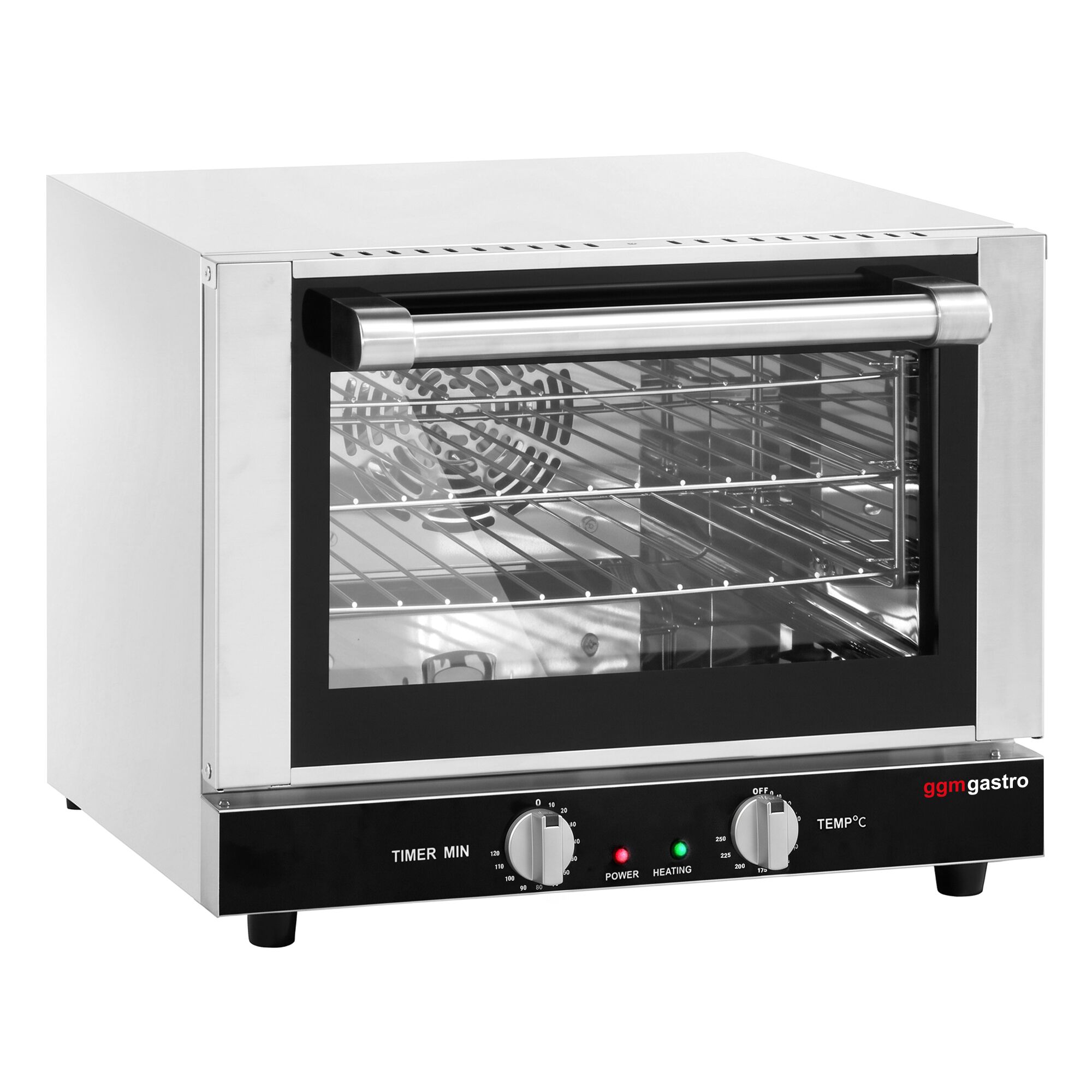 Electric Compact Convection Oven - Manual Controls - 3x 349x282mm - 21L