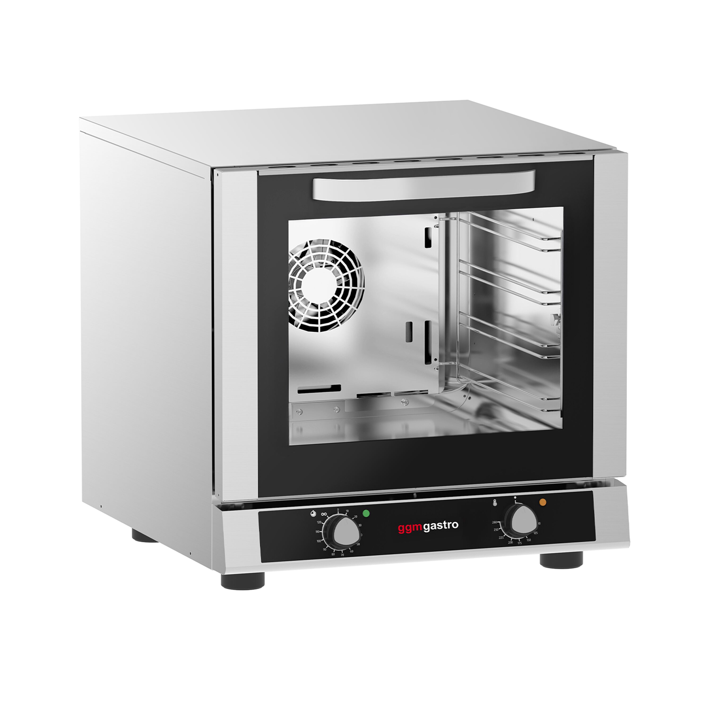 Electric Compact Convection Oven - Manual Controls - 1 Baking Chambers - 4x 429x345mm - incl. 4x Baking Trays