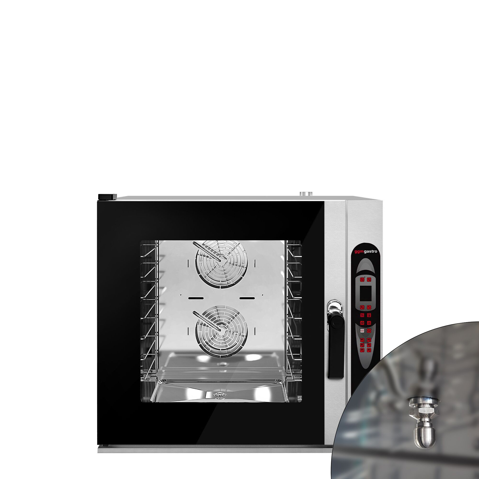Pekařský elektrický kombinovaný konvektomat - Digitální - 2,4 LCD displej - 6x EN 600x400 - vč. mycího systému