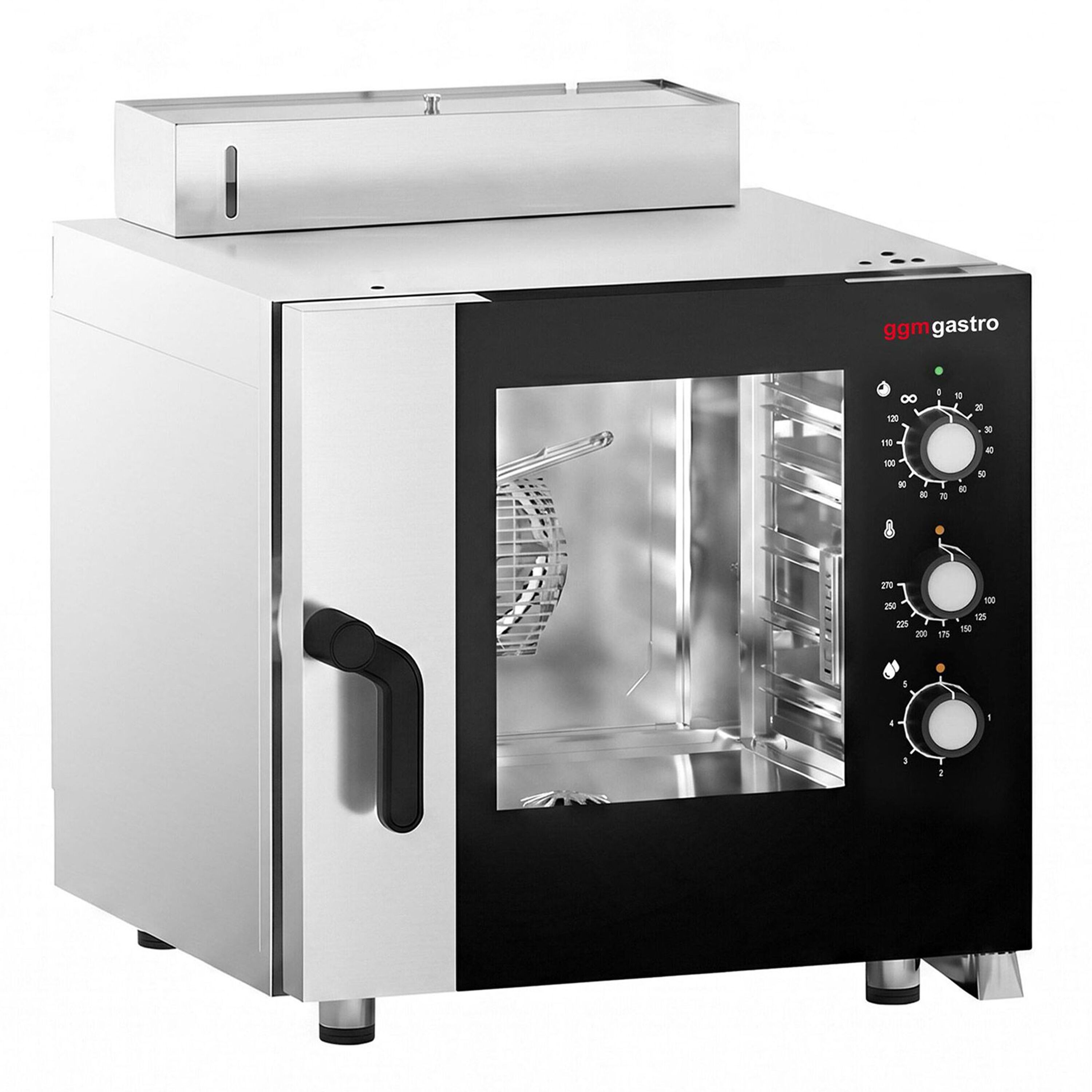 Commercial Electric Combi Oven - Manual Controls - 5x GN 1/1 - incl. Manual washing system