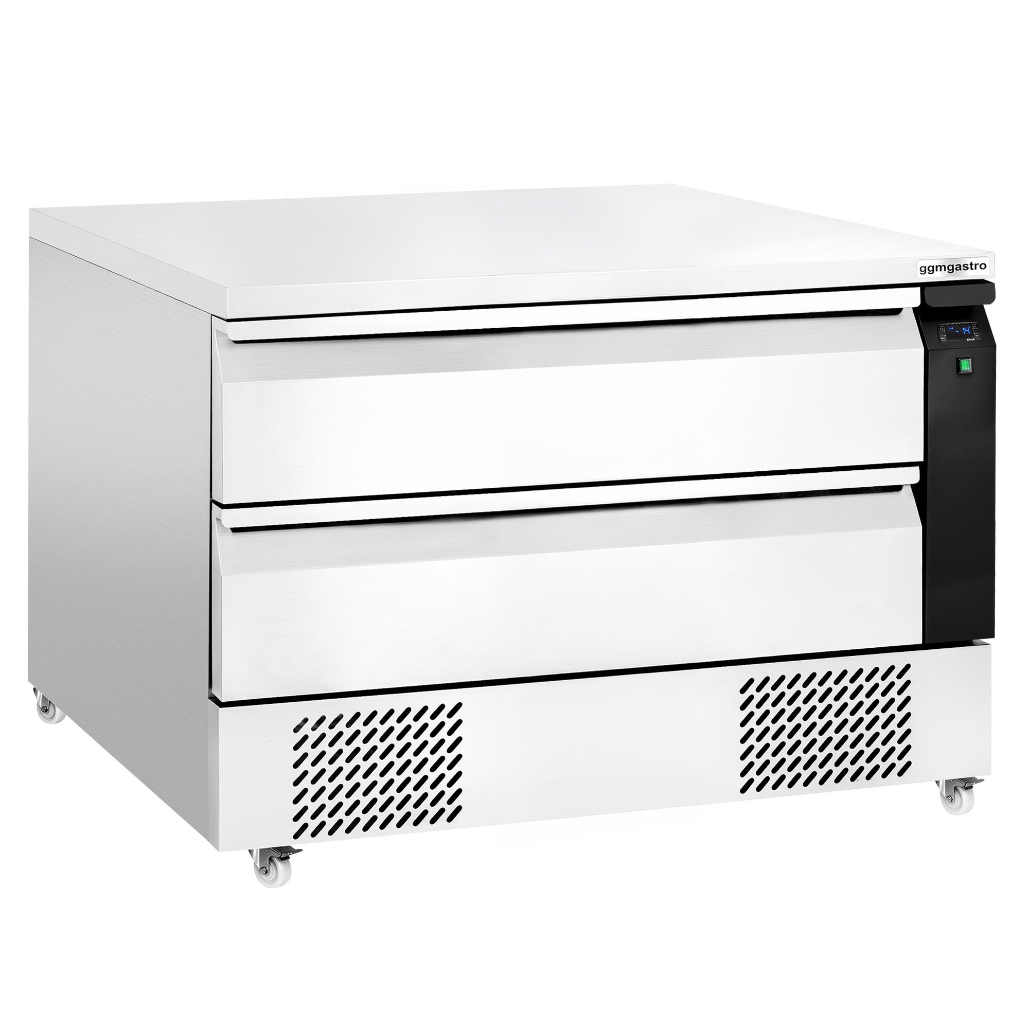 Grillkylbänk +2 °C till +8 °C - 1230 mm - 2 lådor - 6x GN 1/1