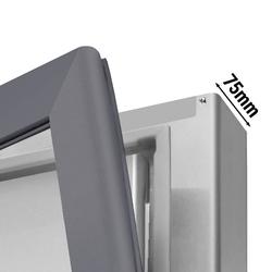 Tiefkühlschrank Edelstahl PREMIUM - GN 2/1 - 600L - mit 1 Tür