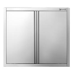 Edelstahl Wandhängeschrank PREMIUM - 800x400mm - mit Flügeltür - 800mm hoch