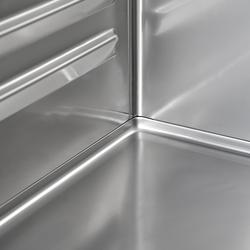 Tiefkühlschrank Edelstahl PREMIUM - GN 2/1 - 600L - mit 1 Tür