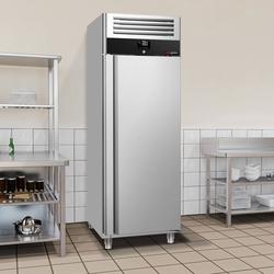 Tiefkühlschrank Edelstahl PREMIUM - GN 2/1 - 600L - mit 1 Tür