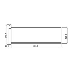 Schubladenblock mit 3 Schubladen PREMIUM - Unterbaumodul 400x560mm