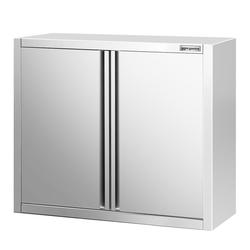 Edelstahl Wandhängeschrank PREMIUM - 800x400mm - mit Flügeltür - 800mm hoch