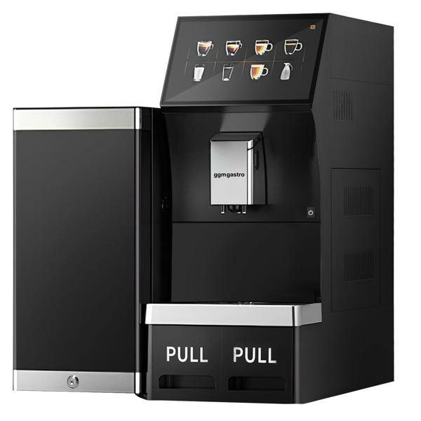 Süper Otomatik Espresso Kahve Makinesi - 16 İçecek Seçeneği - 10inç Dokunmatik Ekran - 1 Kahve Haznesi - Taze Süt Sistemi Dâhil - Süt Soğutucu Dâhil