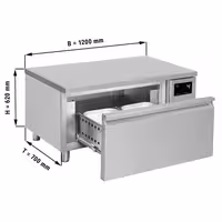 Masă rece refrigerare și congelare – 1200 mm – 1 sertar