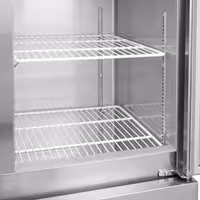 Szafa mroźnicza magazynowa ECO – stal nierdzewna – GN 1/1 – 1700 L – z 4 półdrzwiami
