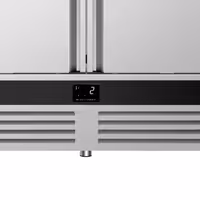 GASTRO-COOL | Hladnjak nehrđajući čelik (inox) PREMIUM - 1200 l - od -2 °C do +8 °C - s 2 vrata - ventilirano hlađenje, automatsko odmrzavanje, LED rasvjeta