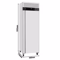 Zamrzivač nehrđajući čelik (inox) ECO - 375 l - od -22 °C do -18 °C - s 1 vrata - ventilirano hlađenje, automatsko odmrzavanje