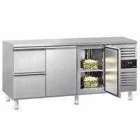 Commercial Counter Fridge ECO - 1795x700mm - with 3 doors - capacity 417 litres