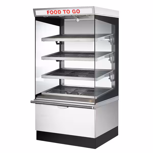 UBERT | Vitrina za čuvanje topline - 1050x800 mm - 4 grijaće police