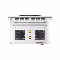 Plakka tal-kċina elettrika integrata – 5.2 kW – 2 platti sħan ċirkolari