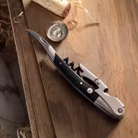 (1 piece) ZWILLING | Sommelier 3‑in‑1 Waiter’s Knife – Micarta Handle, Non‑Stick Spindle – 18/10 Stainless, Matte