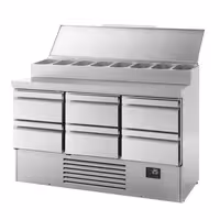 Pripremni rashladni pult Mini - 1460x700 mm - 6 ladica - za 8x GN 1/4