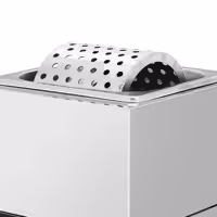 Smörhjul i rostfritt stål - uppvärmt - 500 W - GN 1/6 - djup: 100 mm
