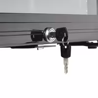 GASTRO-COOL | Barski hladnjak - 360 mm - 88 litara - Sa 1 staklenim krilnim vratima - Crna boja