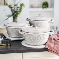 STAUB | LA COCOTTE - Cocotte - Ø 240 mm - Lijevano željezo - Boja bijelog tartufa 
