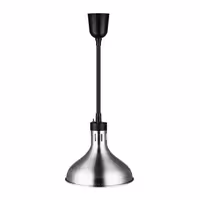 Infracrvena grijaća svjetiljka za bife - 275 W - sjenilo Ø 290 mm - podesiva po visini - srebrna