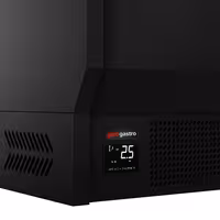 Commercial multideck display fridge - Open front - 660mm - 150L - with 2 shelves - Black