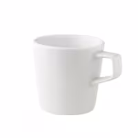 (12 pcs) WHITE DELIGHT | Coffee Cup White Delight - 250ml - White